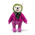Steiff Batman The Joker limited edition teddy bear in purple suit and green hair from The Teddy Bear Shop Australia