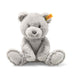 Steiff Bearzy Teddy Bear grey baby safe soft plush with embroidered eyes 28cm