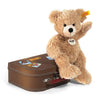 Steiff Fynn Teddy Bear in Suitcase soft beige plush travel teddy