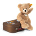 Steiff Fynn Teddy Bear in Suitcase soft beige plush travel teddy