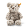 Steiff Honey Teddy Bear 113413 – 28cm golden-brown plush teddy with beanbag body and “Button in Ear,” soft and cuddly, perfect for children & collectors.