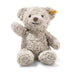 Steiff Honey Teddy Bear 28cm in grey plush with button-in-ear and classic friendly face
