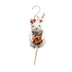 Steiff Limited Edition Christmas Bakery Mouse Ornament 005886 holding a Torte, collectible handmade mouse decoration for Christmas tree.