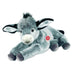 50cm Teddy Hermann plush donkey soft toy with soft grey-brown fur and long ears standing in gentle pose
