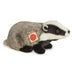 Teddy Hermann badger plush with soft fur and distinctive black and white markings