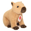Teddy Hermann Capybara plush toy in soft brown fur with realistic detailing.