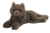 Teddy Hermann Chartreux cat plush toy in blue grey