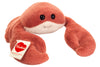 Teddy Hermann Colin the Crab plush soft toy with red body, soft claws and friendly expression