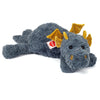 Teddy Hermann Dragon Lottie plush toy, 48cm soft dragon with velvety plush, perfect for cuddling, play, and special gift occasions.
