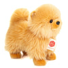 Teddy Hermann small golden Pomeranian plush dog standing with fluffy golden fur