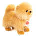 Teddy Hermann small golden Pomeranian plush dog standing with fluffy golden fur