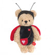 Teddy Hermann Ladybird caramel mohair teddy bear dressed in a red ladybird costume with velvet wings