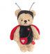 Teddy Hermann Ladybird caramel mohair teddy bear dressed in a red ladybird costume with velvet wings