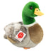 Teddy Hermann wild duck plush toy with yellow beak and soft mallard-style fur