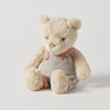 Toby Bear soft plush teddy wearing an adorable outfit, perfect for babies and toddlers