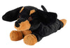 Warmies Dachshund heat pack plush in brown with floppy ears
