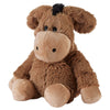 Warmies Donkey heat pack plush in grey with soft ears and cuddly body