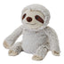 Warmies Sloth heat pack plush in grey and beige with cuddly limbs