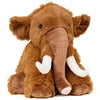 Warmies Magnus Woolly Mammoth heat pack plush in soft brown with tusks and trunk
